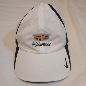 Nike Golf Hat, Embroidered Cadillac Logo, Adjustable Hook/Loop Strap, Soft Form